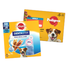 Pedigree pouches en snacks